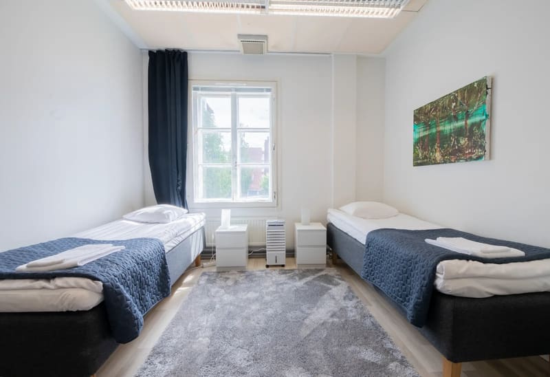 Basic-huone kahdelle, jaettu kylpyhuone – Hotelli Vanha Postitalo Varkaus