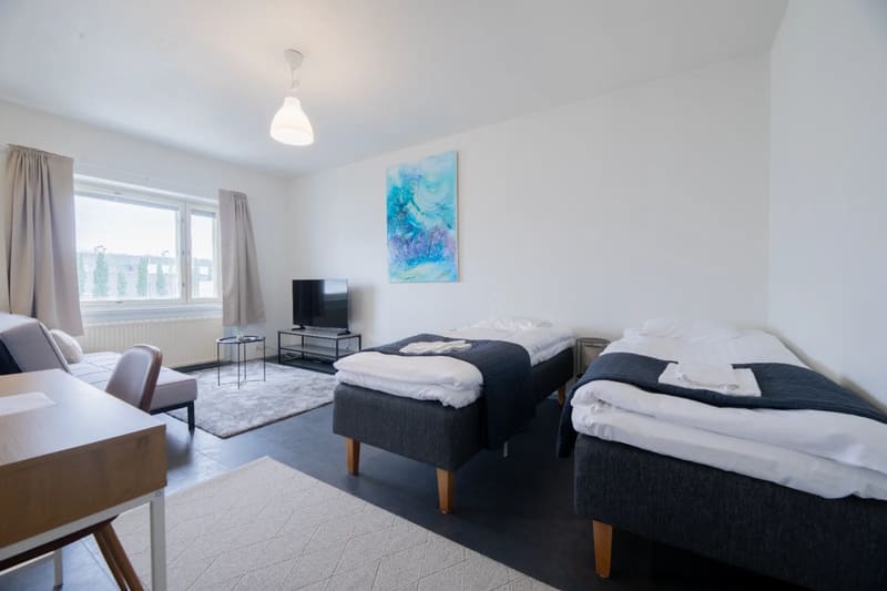 Studio 31 m² työpisteellä, 1–3 hlö · B10 – Pankkitalo Varkaus