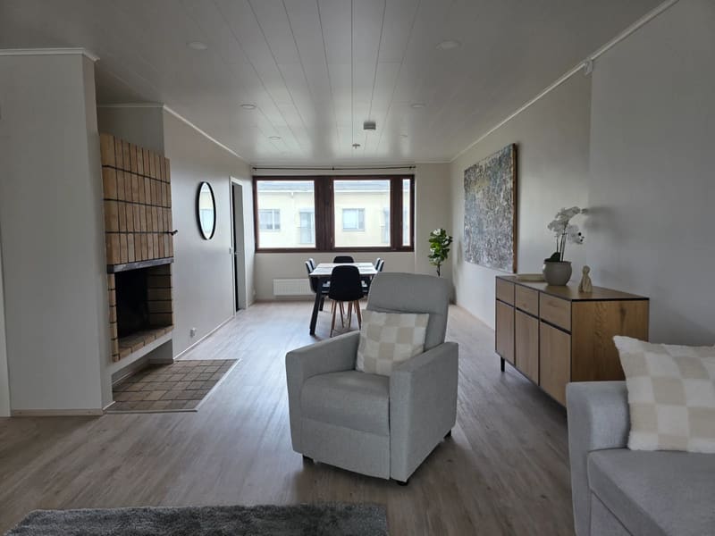 Three bedrooms and balcony, 4 guests · A17 – Tertunkulma apartments Varkaus, Varkaus · 4